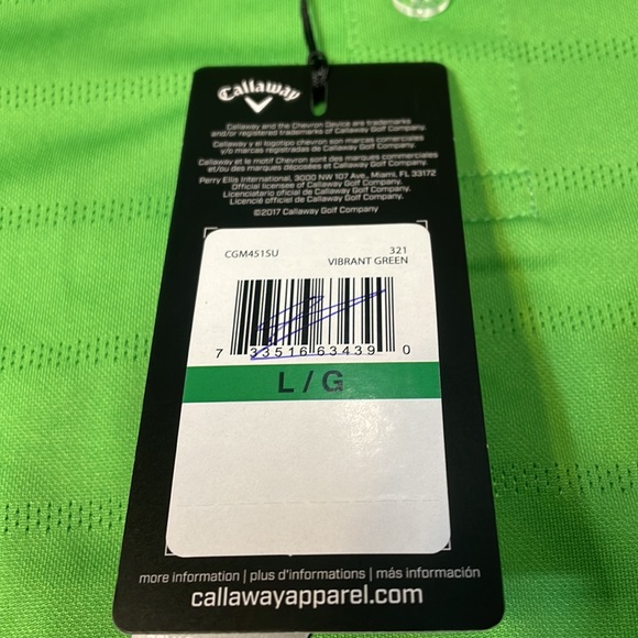 Callaway Opti-Dri Cooling Golf Polo. Boeing Classic. Men’s size XL. NWT. - Picture 6 of 14